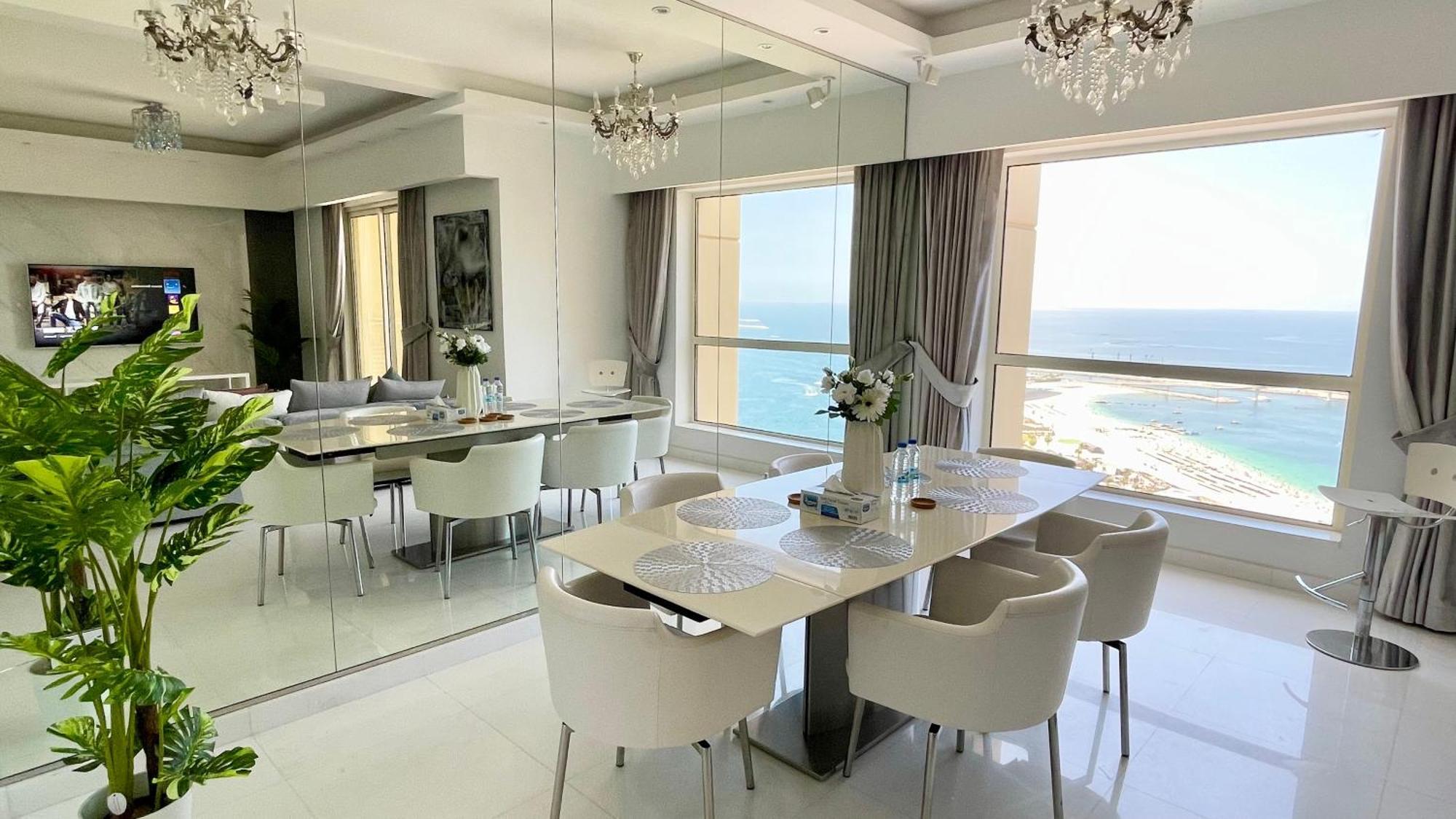 Jbr Beachfront Luxe Apartment All Rooms Sea Facing Dubai Exterior foto