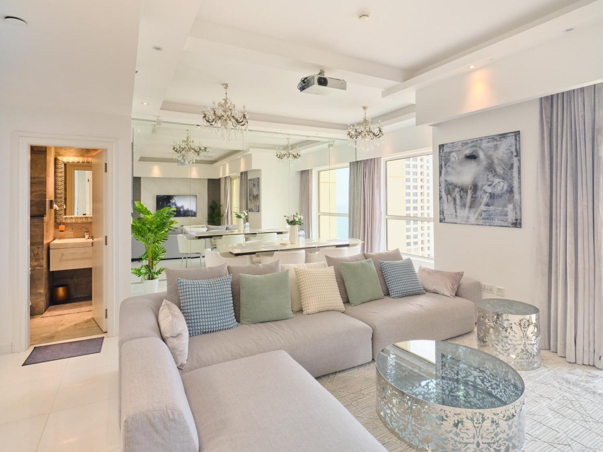 Jbr Beachfront Luxe Apartment All Rooms Sea Facing Dubai Exterior foto